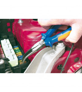 Draper Expert Heavy Duty Soft Grip Bent Nose Pliers, 200mm