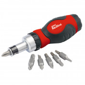 Draper Redline® Ratcheting Screwdriver and Bit Set (6 Piece)