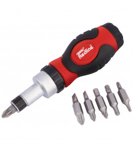 Draper Redline® Ratcheting Screwdriver and Bit Set (6 Piece)