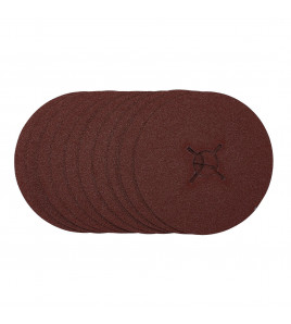 Fibre Sanding Discs, 125mm, 60 Grit, (Pack of 10)