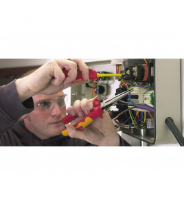 Draper Expert VDE Approved Fully Insulated Long Nose Pliers, 200mm