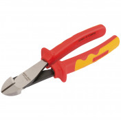 VDE Approved Fully Insulated High Leverage Diagonal Side Cutter, 200mm