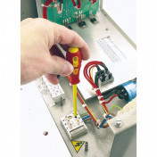 VDE Approved Fully Insulated Plain Slot Screwdriver, 3.0 x 100mm