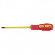 Draper Expert VDE Approved Fully Insulated Plain Slot Screwdriver, 5.5 x 125mm