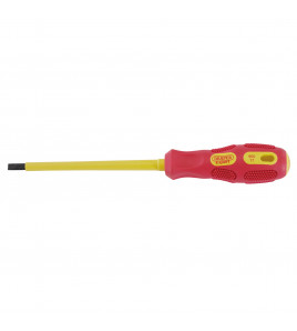 Draper Expert VDE Approved Fully Insulated Plain Slot Screwdriver, 5.5 x 125mm