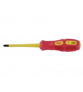 Draper Expert VDE Approved Fully Insulated PZ TYPE Screwdriver, No.2 x 100mm