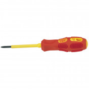 VDE Approved Fully Insulated PZ TYPE Screwdriver, No.0 x 60mm (Sold Loose)