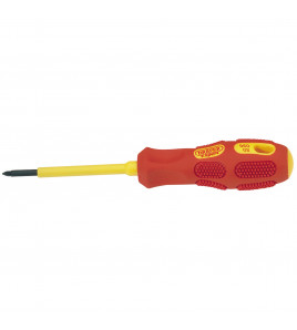 Draper Expert VDE Approved Fully Insulated PZ TYPE Screwdriver, No.0 x 60mm (Sold Loose)
