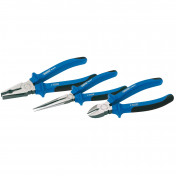 Draper Expert Heavy Duty Soft Grip Pliers Set (3 Piece)