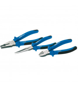 Draper Expert Heavy Duty Soft Grip Pliers Set (3 Piece)