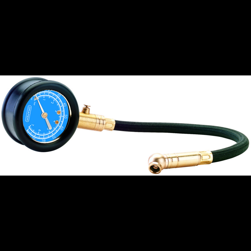 Tyre Pressure Gauge with Flexible Hose