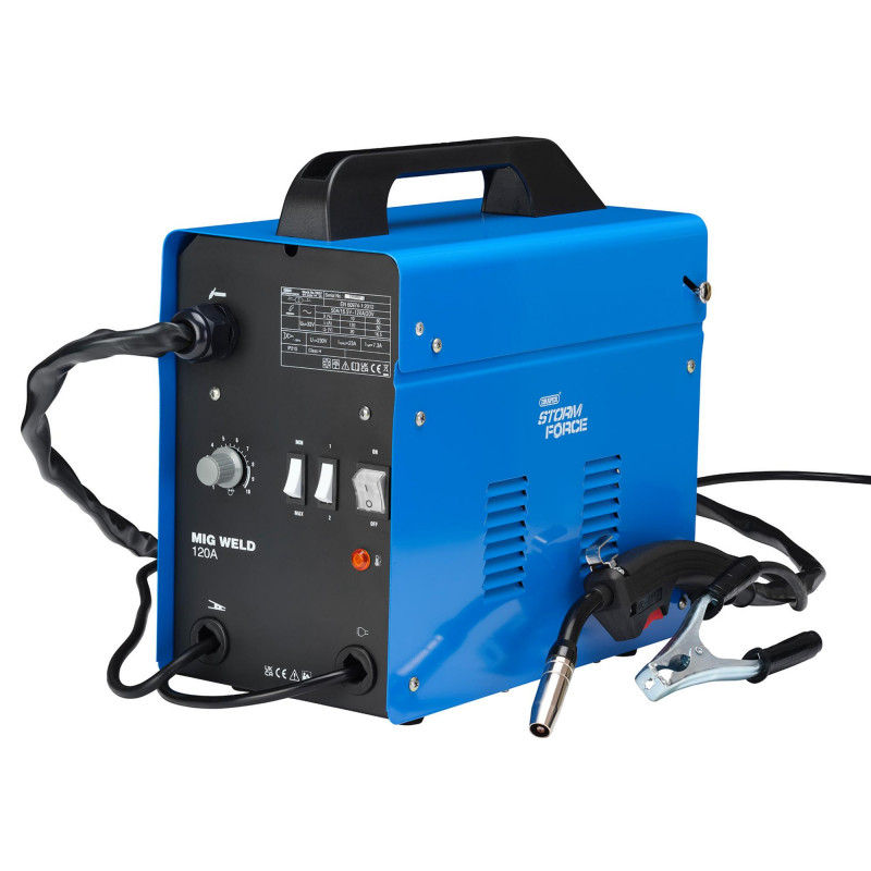 Draper Storm Force® Gasless MIG Welder, 120A
