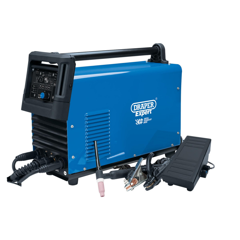 Draper Expert High Frequency AC/DC TIG/MMA Aluminium Welder Dti, 200A