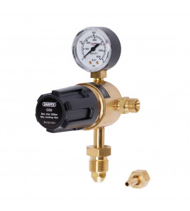 Industrial Gas Bottle Regulator with Single Gauge, 300 bar