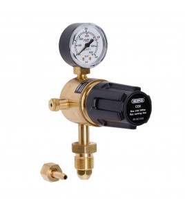 Industrial Gas Bottle Regulator with Single Gauge, 300 bar