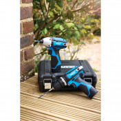 12V Combi Drill & Impact Driver, 2 x 1.5Ah Batteries, 1 x Fast Charger