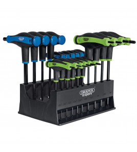 Draper Expert TX-STAR® & Hex Soft Grip Metric T-Handle Key Set (20 Piece)