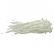 Cable Ties, 2.5 x 100mm, White (Pack of 100)