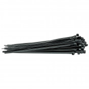 Cable Ties, 4.8 x 200mm, Black (Pack of 100)