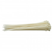 Cable Ties, 7.6 x 400mm, White (Pack of 100)