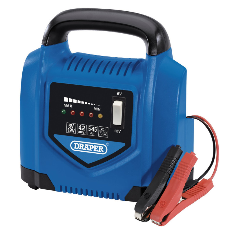6/12V Battery Charger, 4.2A, 5 - 45Ah - Discontinued