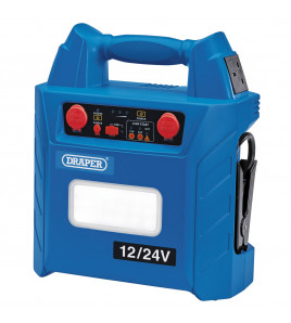 12/24V Jump Starter with AC/DC Inverter 1500/3000 Peak Amps