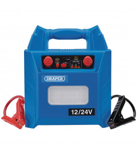 12/24V Jump Starter with AC/DC Inverter 1500/3000 Peak Amps