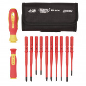 XP1000® VDE Slimline Interchangeable Screwdriver Set (12 Piece)