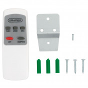 230V Oscillating Wall Mounted Fan with Remote Control, 16/400mm, 3 Speed