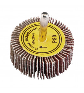 Abrasive Flap Wheel, 50 x 20mm, 80 Grit