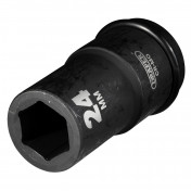 Draper Hi-TORQ® Deep Impact Socket, 3/4 Sq. Dr., 24mm