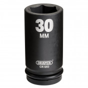 Draper Hi-TORQ® Deep Impact Socket, 3/4 Sq. Dr., 30mm