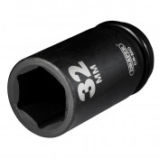 Draper Hi-TORQ® Deep Impact Socket, 3/4 Sq. Dr., 32mm