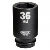 Draper Hi-TORQ® Deep Impact Socket, 3/4 Sq. Dr., 36mm