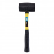 Draper Expert Rubber Mallet with Fibreglass Shaft, 680g/24oz