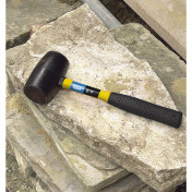 Draper Expert Rubber Mallet with Fibreglass Shaft, 680g/24oz