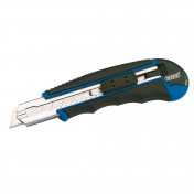 Soft Grip Retractable Segment Blade Knife with 7 Segment Blade, 18mm