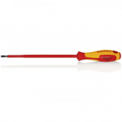 KNIPEX 98 21 45 VDE Insulated Slotted Screwdriver, 4.5 x 180mm