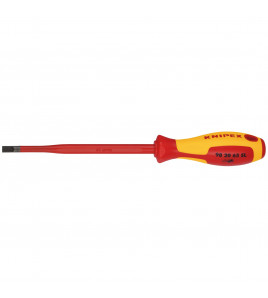 KNIPEX 98 20 65 SL VDE Insulated Slotted Screwdriver, 6.5 x 150mm - Slim