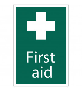'First Aid' Safety Sign, 200 x 300mm