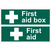 First Aid Box' Safety Sign