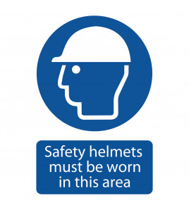 Safety Helmet Must Be Worn