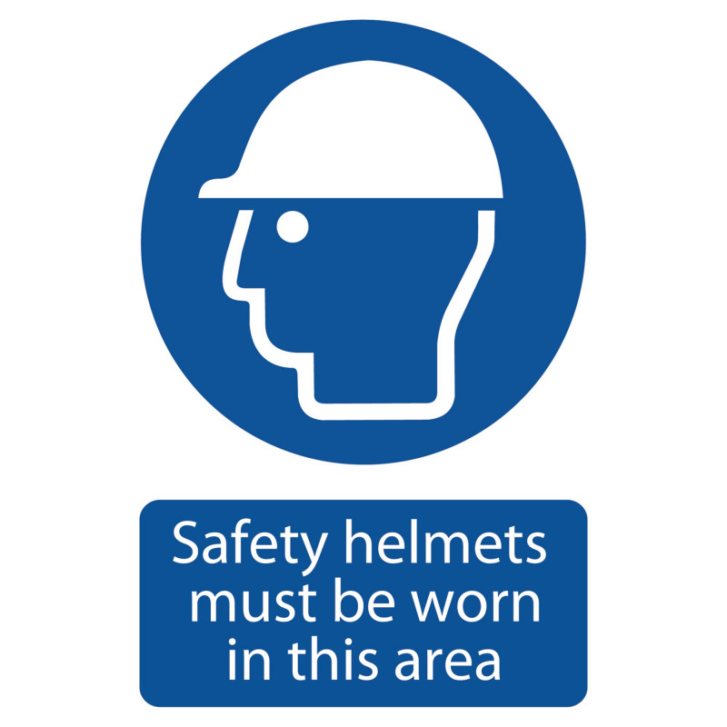 Safety Helmet Must Be Worn