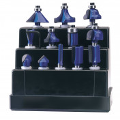 TCT Router Bit Set, 1/4 (12 Piece)