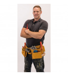 Double Leather Tool Belt