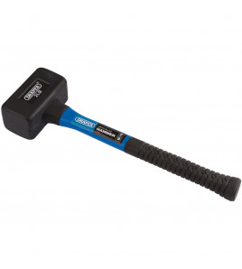 Rubber Dead Blow Hammer with Fibreglass Shaft, 900g/32oz