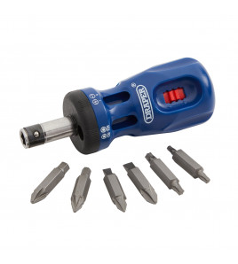 Stubby Ratchet Screwdriver and Bit Sets Countertop Display (24 Piece)