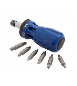 Stubby Ratchet Screwdriver and Bit Sets Countertop Display (24 Piece)