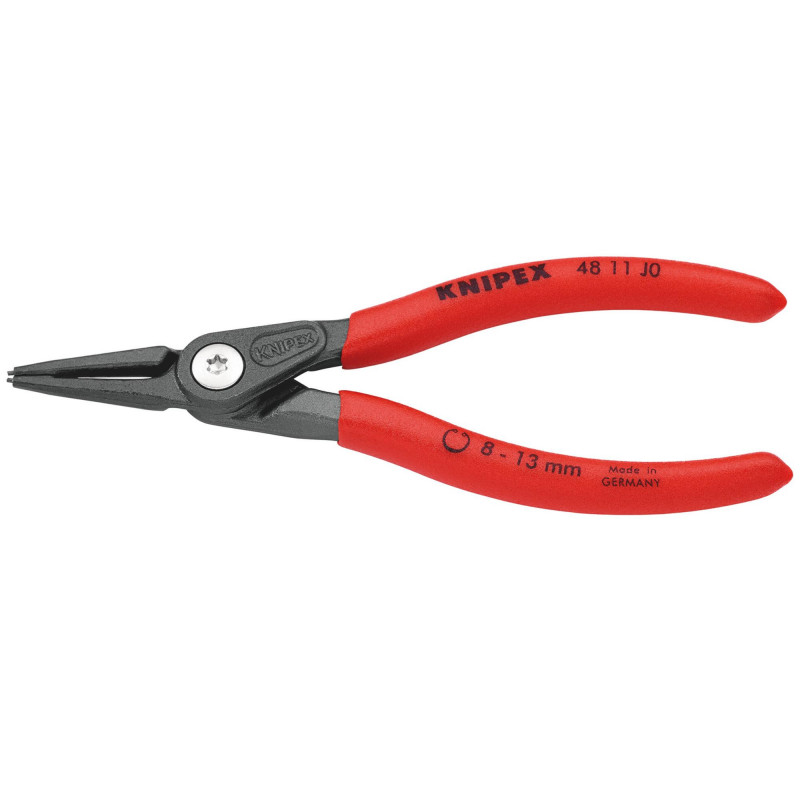 KNIPEX 48 11 J0 SB Precision Circlip Pliers For Internal Circlips In Bore Holes, 140mm