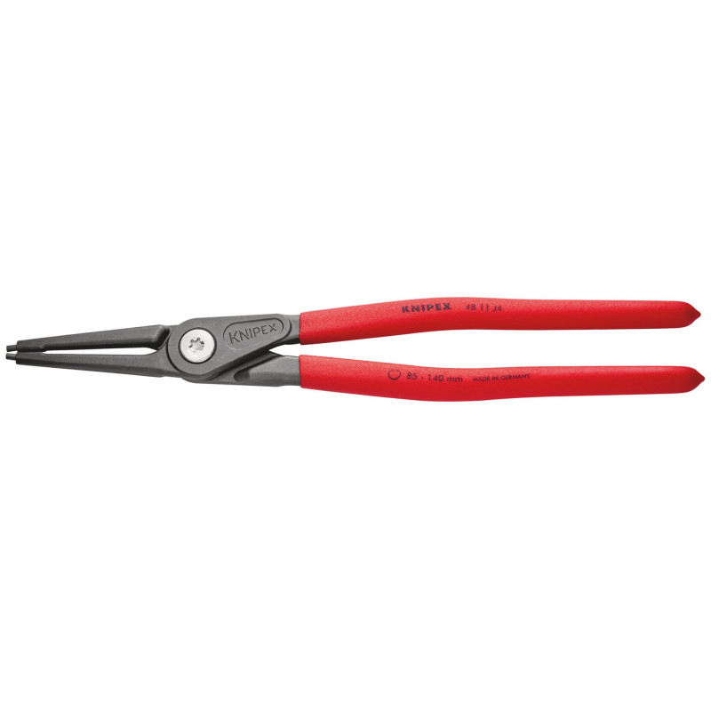 KNIPEX 48 11 J4 SB Precision Circlip Pliers For Internal Circlips In Bore Holes, 320mm